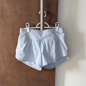Lululemon Athletica Light Blue Athletic Shorts